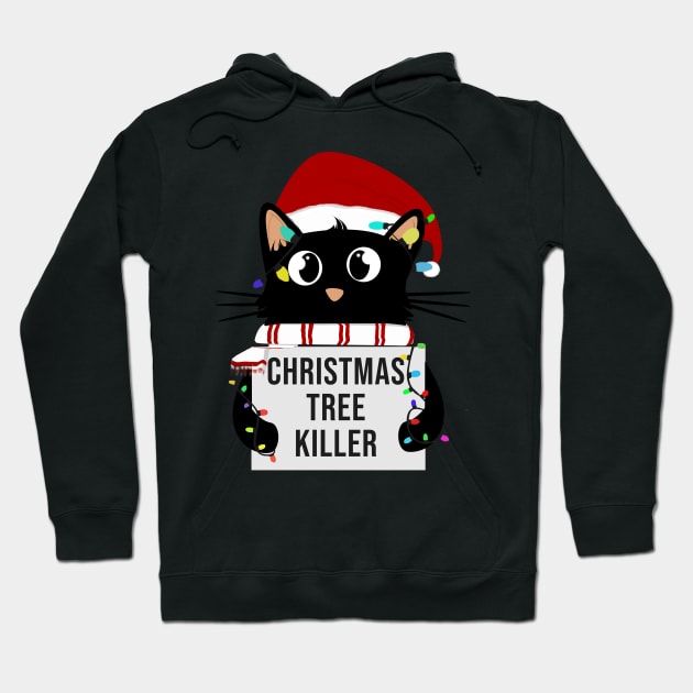 Cute christmas tree killer Hoodie by Rishirt